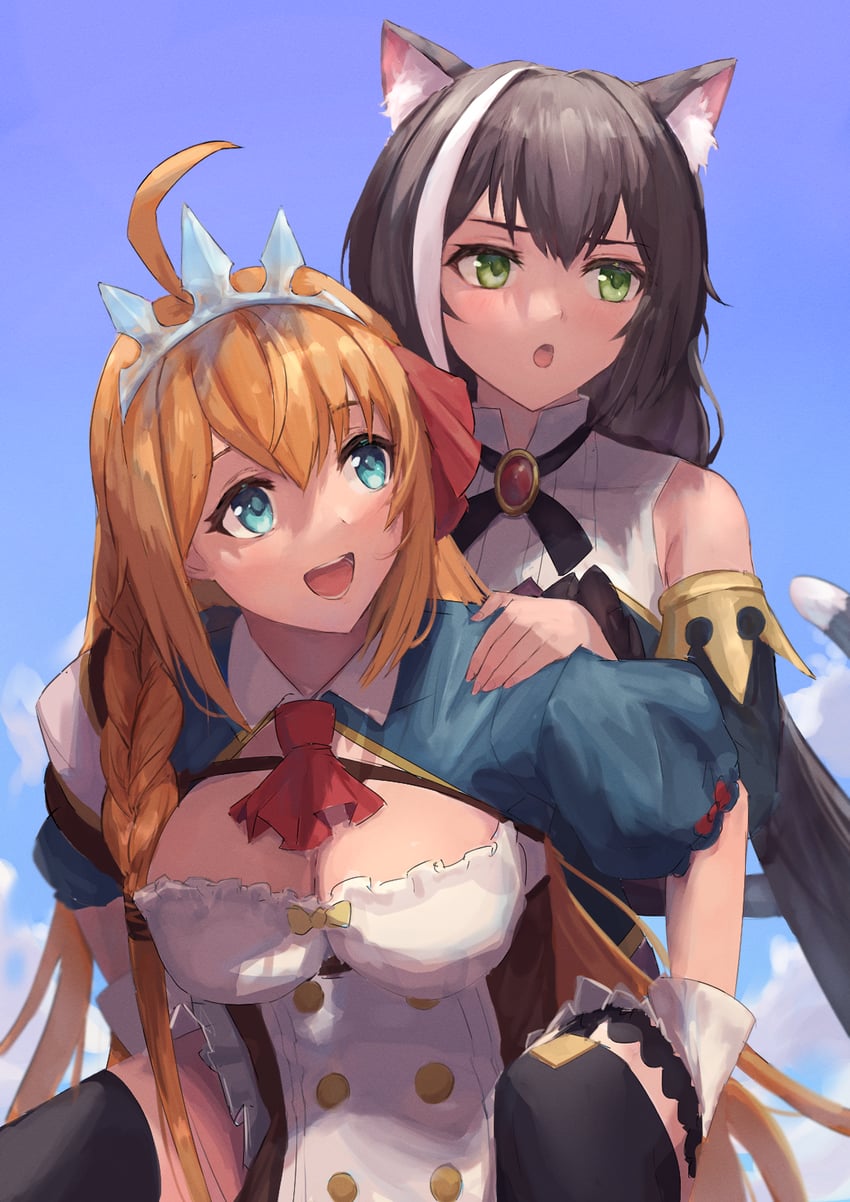 karyl and pecorine (princess connect!) drawn by ito_t20a