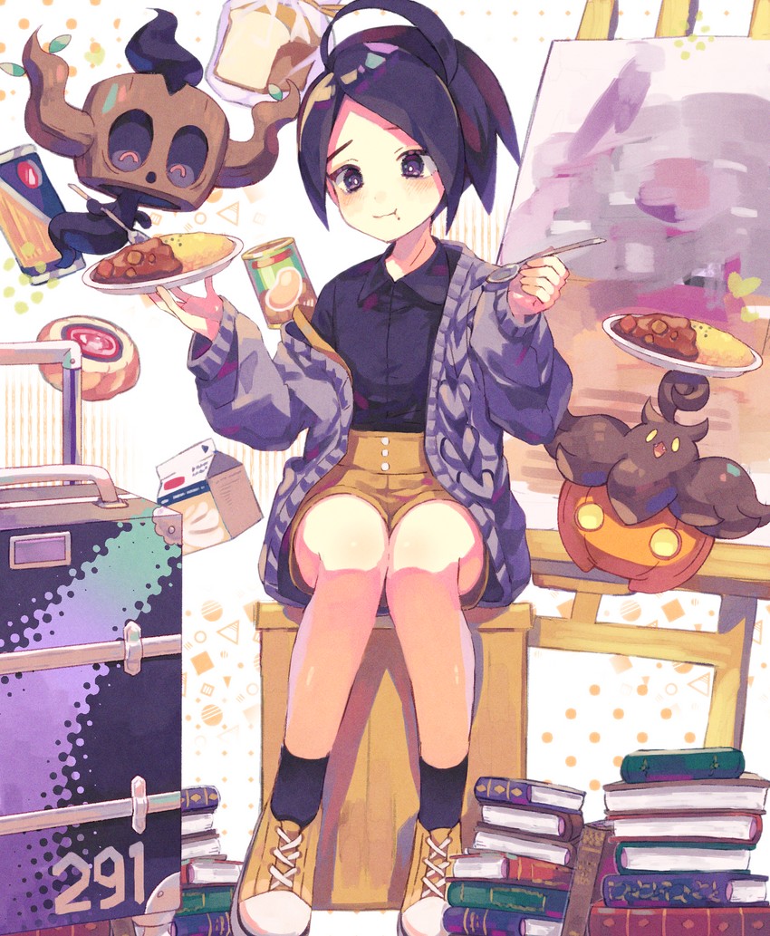 allister, pumpkaboo, and phantump (pokemon and 1 more) drawn by nagatsukiariake