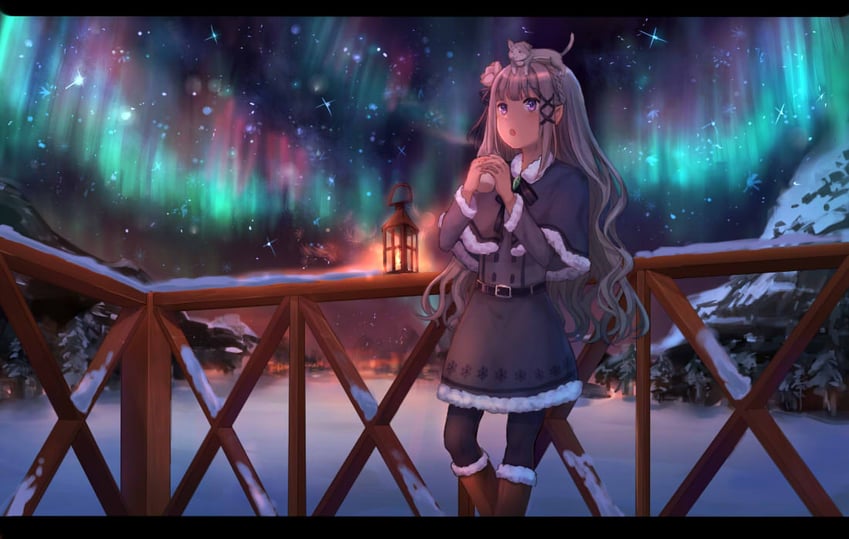 emilia and puck (re:zero kara hajimeru isekai seikatsu) drawn by yan_h_chau