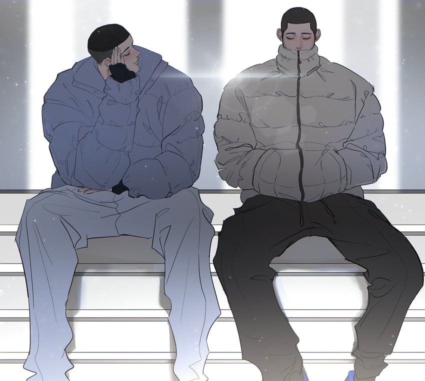 sawakita eiji and fukatsu kazunari (slam dunk) drawn by ood_do0