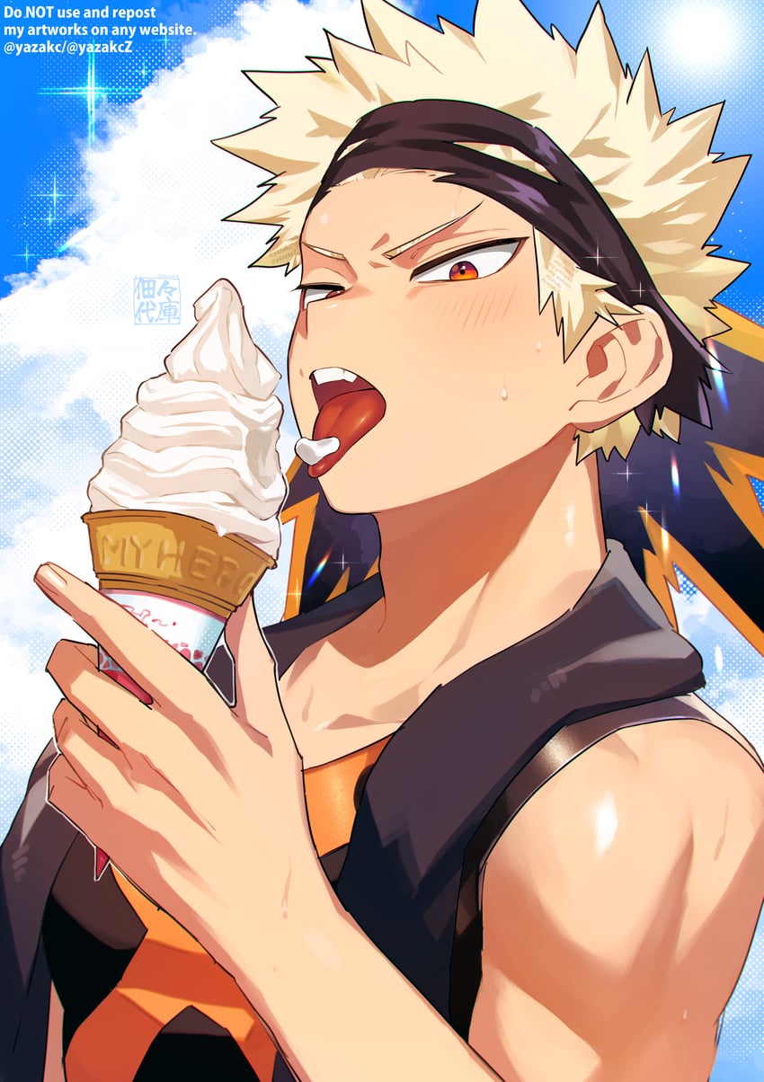bakugou katsuki (boku no hero academia) drawn by yazaki_(yazakc)