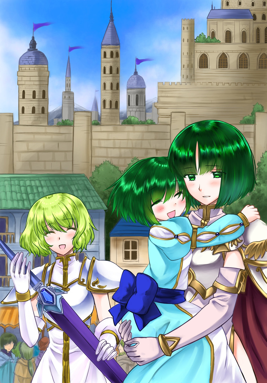 misha and dithorba (fire emblem and 2 more) drawn by bo_(774berry)
