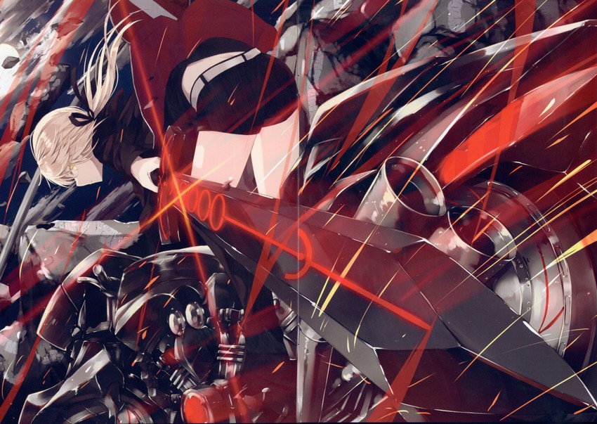 artoria pendragon and saber alter (fate and 1 more) drawn by nagishiro_mito