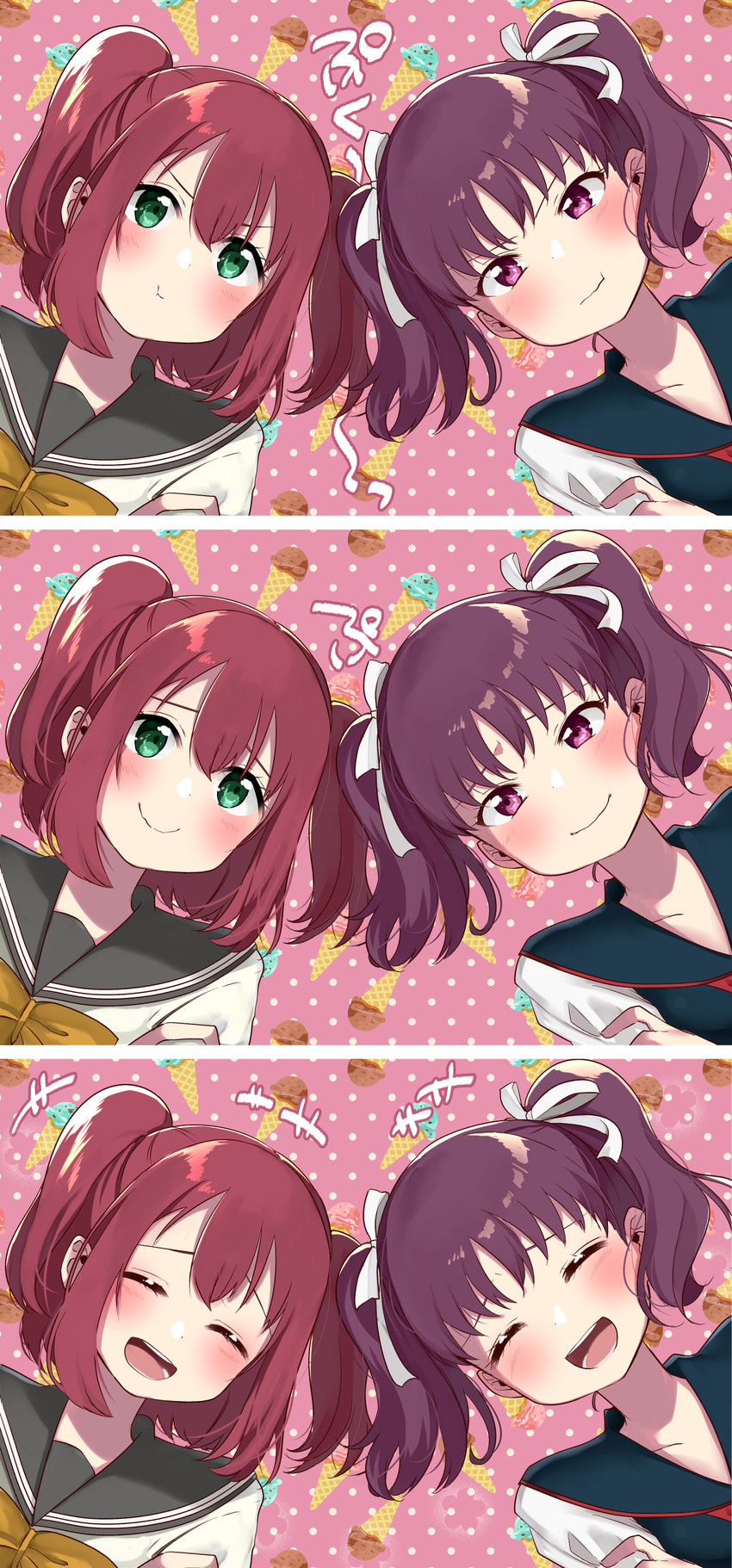 kurosawa ruby and kazuno leah (love live! and 1 more) drawn by yuama