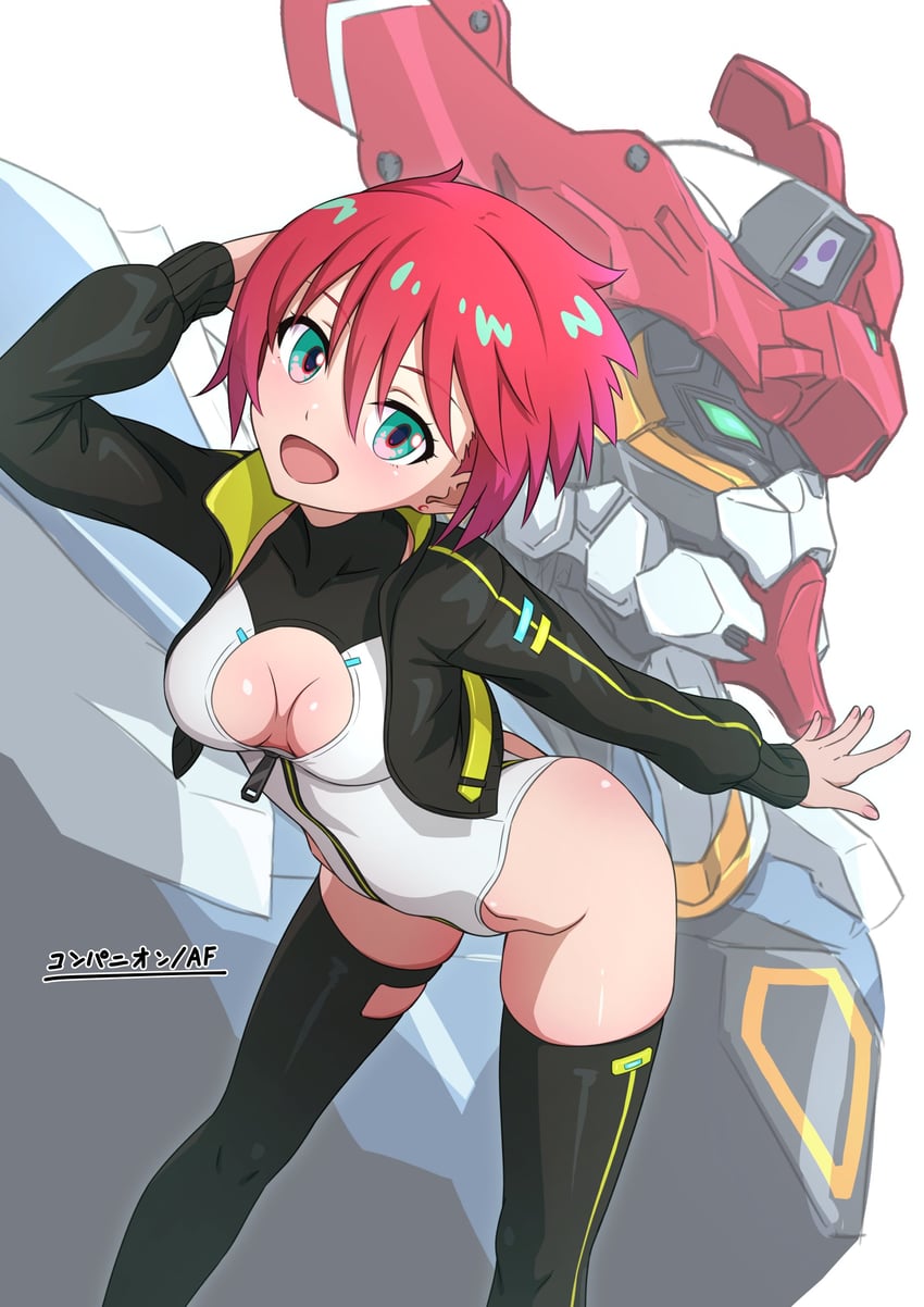 amate yuzuriha and gquuuuuux (gundam and 2 more) drawn by hutokumi