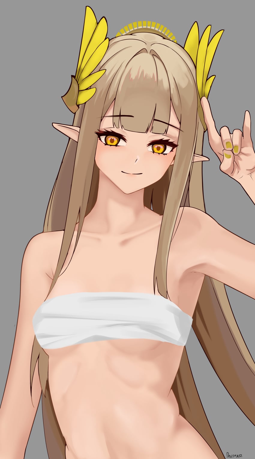 muelsyse (arknights) drawn by devstar