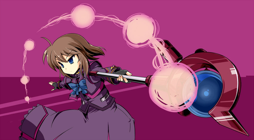 stern the destructor and luciferion (lyrical nanoha and 3 more) drawn by oda_masaru