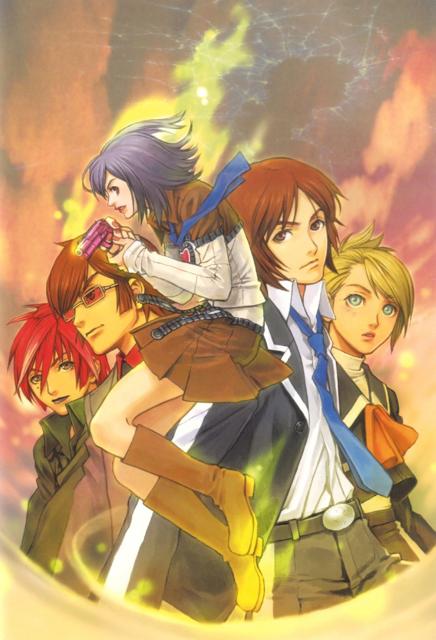 suou tatsuya, amano maya, lisa silverman, suou katsuya, and serizawa ulala (persona and 3 more)