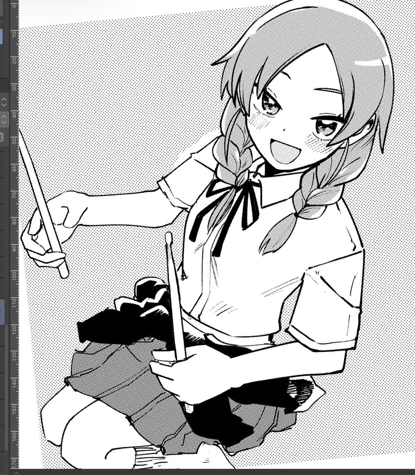 uchida momo (futsuu no keion-bu) drawn by ritsu_(roboroboro)