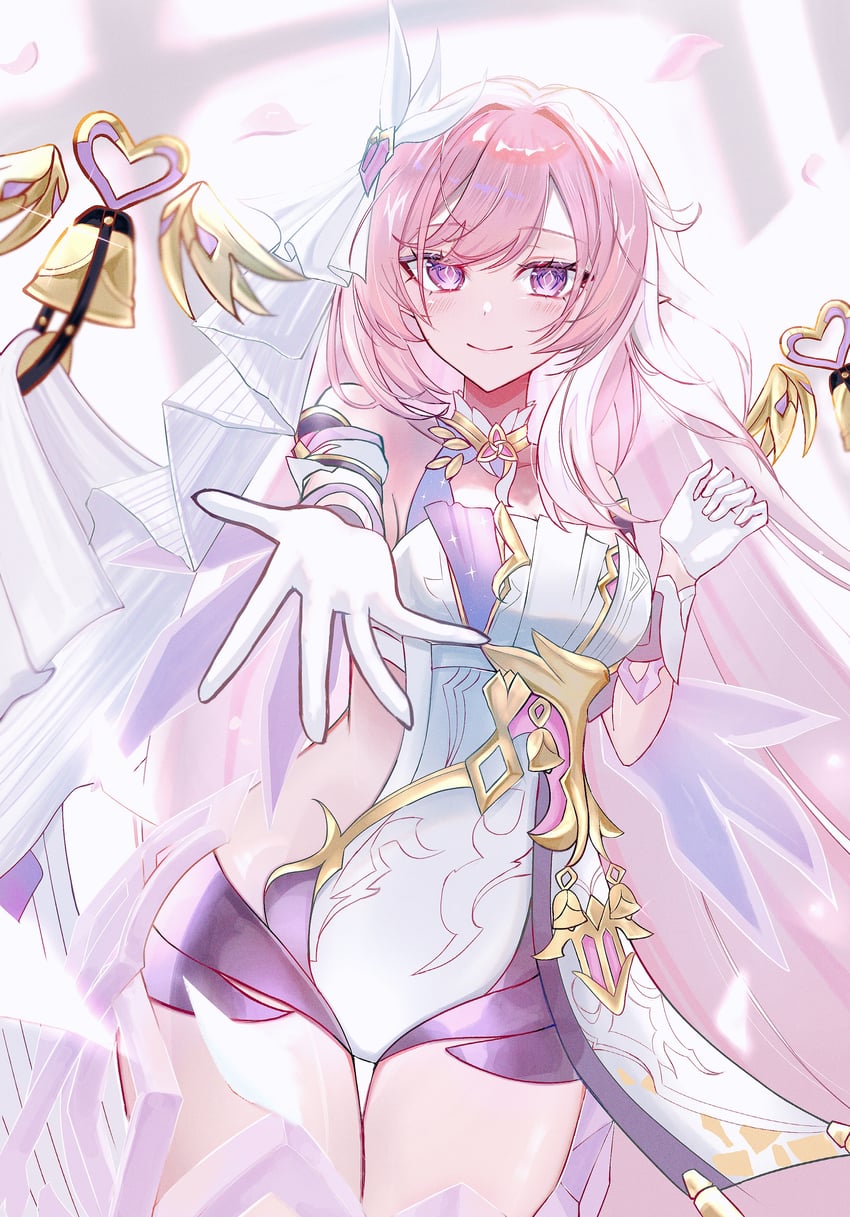 elysia (honkai and 1 more) drawn by k_o_m_i