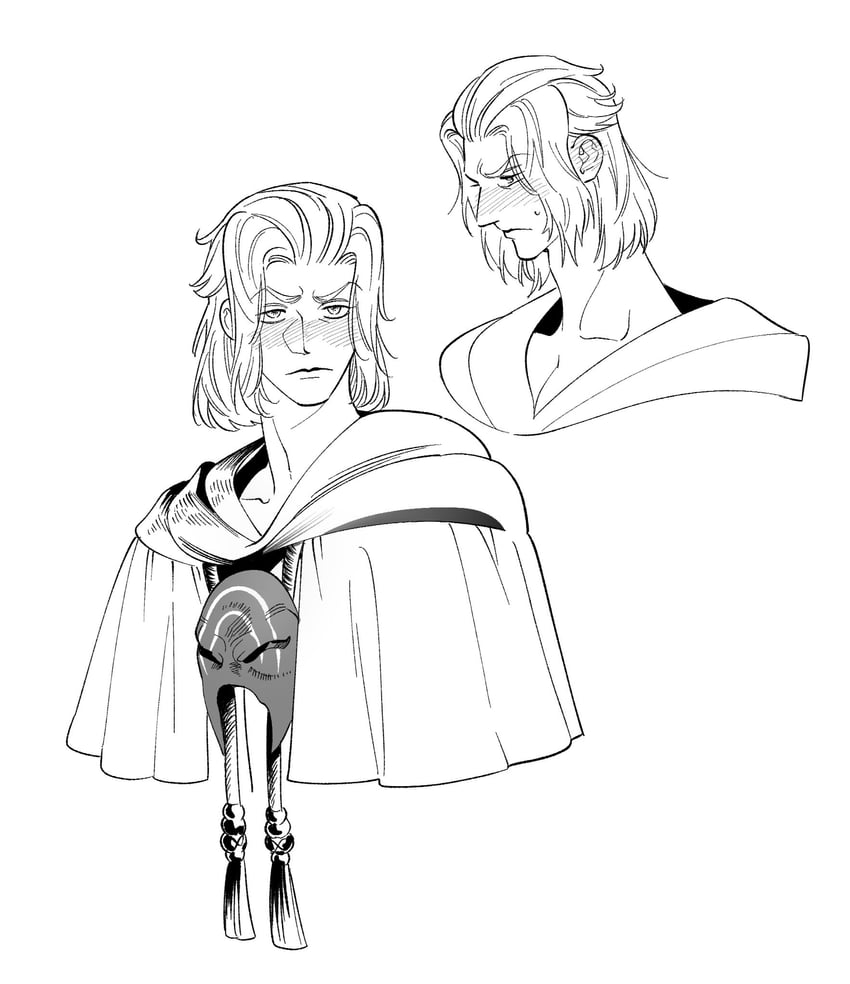 emet-selch (final fantasy and 1 more) drawn by 5altybitter5