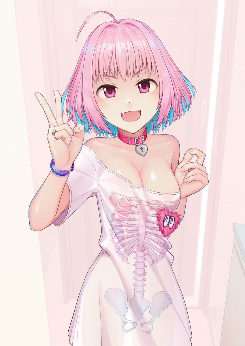 yumemi riamu (idolmaster and 1 more) drawn by kep_(ahokep)