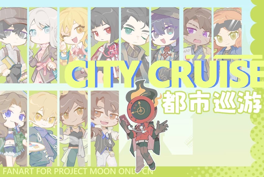 ishmael, don quixote, faust, sinclair, yi sang, and 8 more (project moon and 1 more) drawn by south_ac