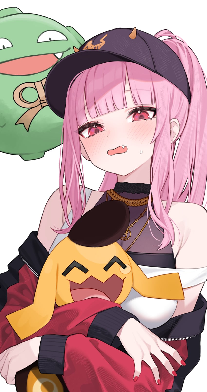 mori calliope, gigi murin, cecilia immergreen, koffing, and wynaut (pokemon and 2 more) drawn by hoshi_usagi