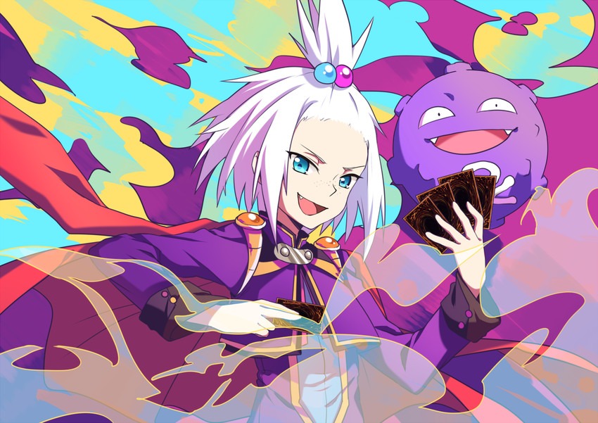 roxie, koffing, and joeri (pokemon and 3 more) drawn by poppy_(poppykakaka)