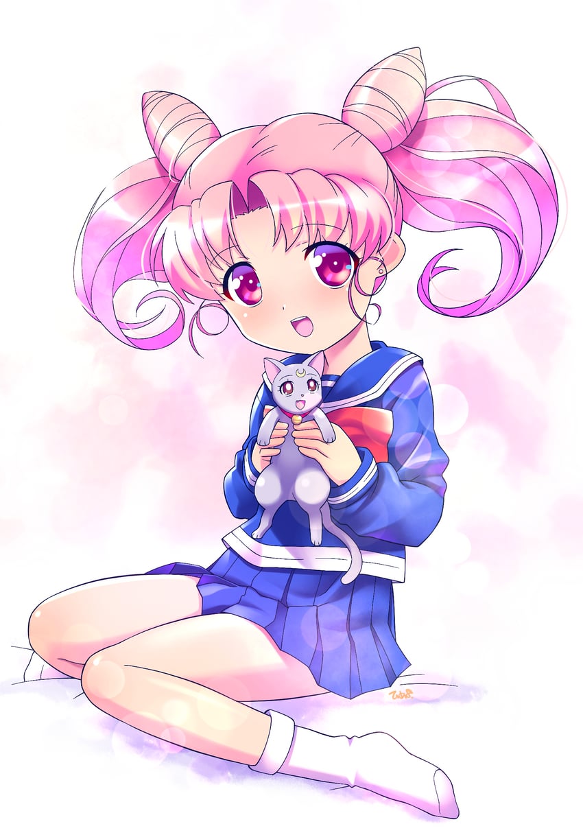 chibi usa and diana (bishoujo senshi sailor moon) drawn by himehachi_(hime8manga)