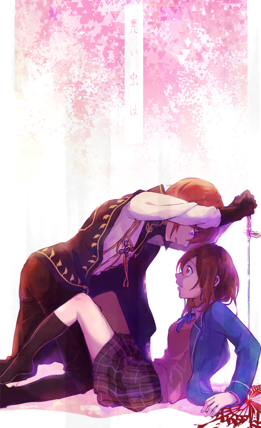 anzu and suou tsukasa (ensemble stars!) drawn by ayame_(ayame122snow)
