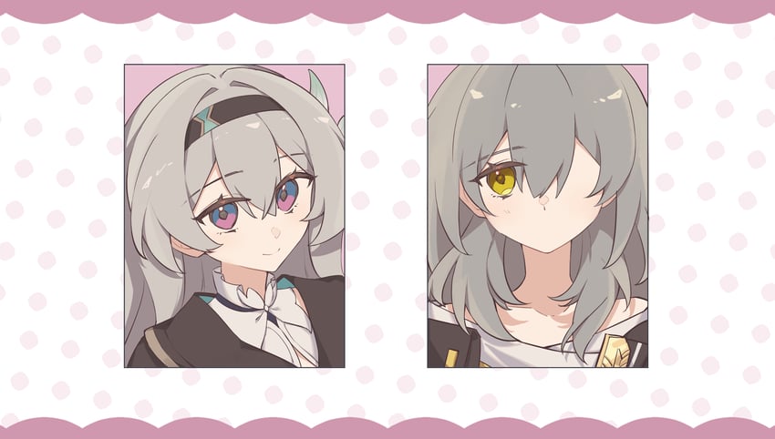 trailblazer, firefly, and stelle (honkai and 1 more) drawn by wisteria-nya