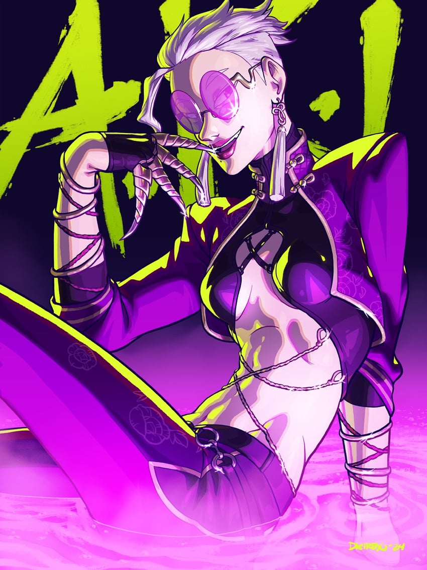 a.k.i. (street fighter and 1 more) drawn by dkirbyj