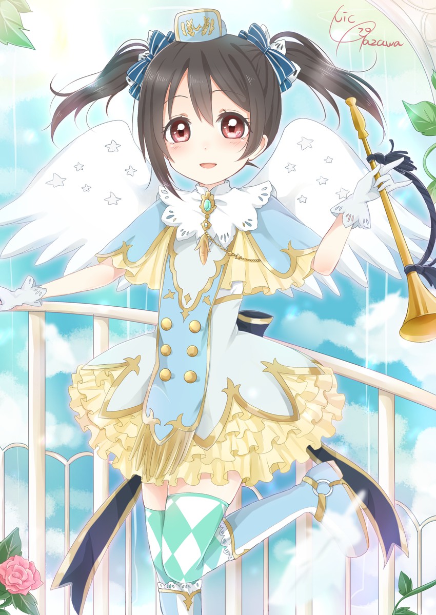 yazawa nico (love live! and 2 more) drawn by mashuhope_(chinesere)