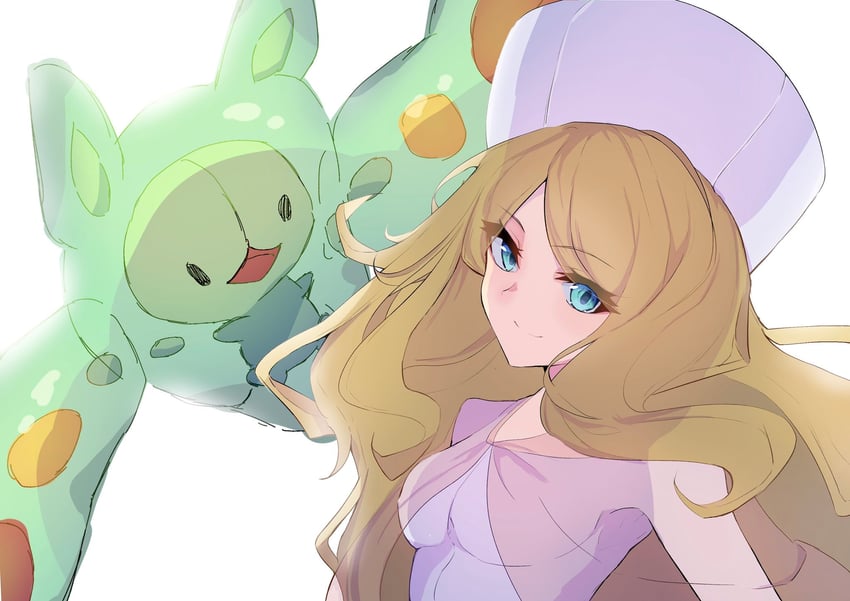 caitlin and reuniclus (pokemon and 1 more) drawn by siyu_mizu