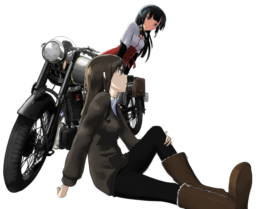 anabuki tomoko and elizabeth f. beurling (world witches series and 1 more) drawn by minori_(ernte_c)