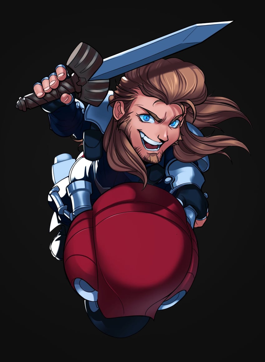 roche (final fantasy and 2 more) drawn by voodoothur