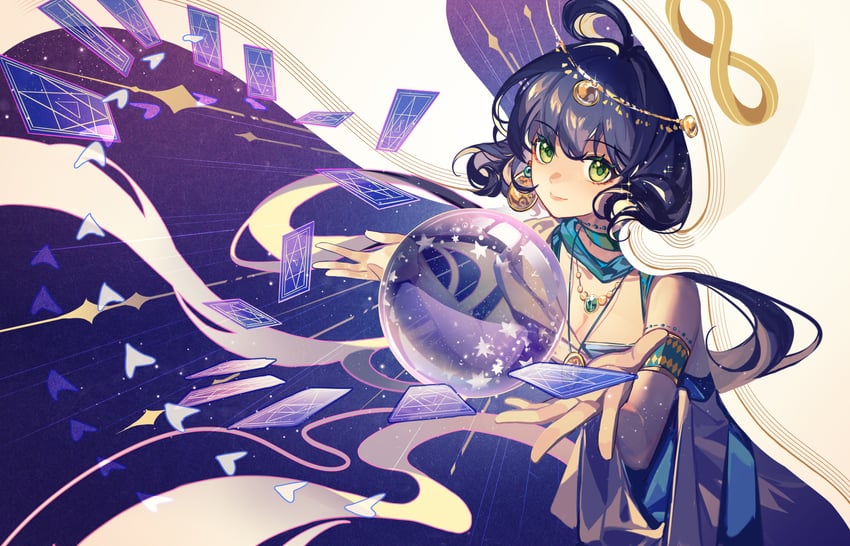 luo tianyi (vocaloid and 1 more) drawn by migu_jun