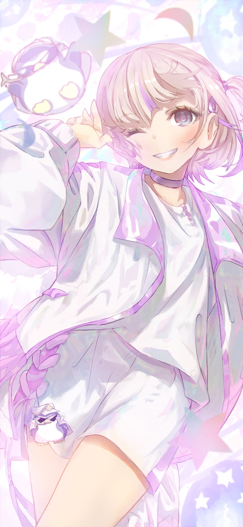 todoroki hajime and banpen (hololive and 1 more) drawn by misago_(525)