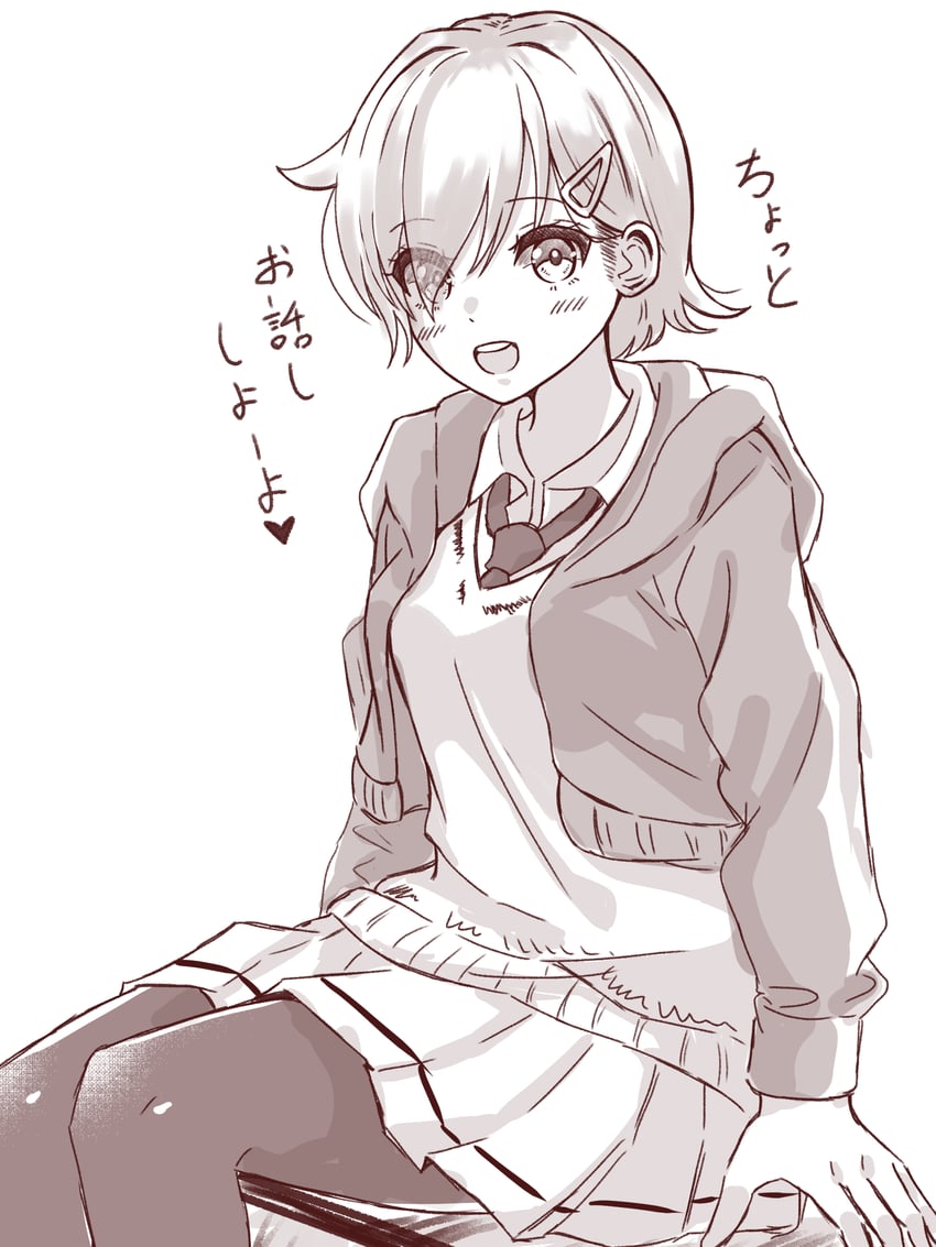 kuroki tomoko (watashi ga motenai no wa dou kangaetemo omaera ga warui!) drawn by wata9mm_no