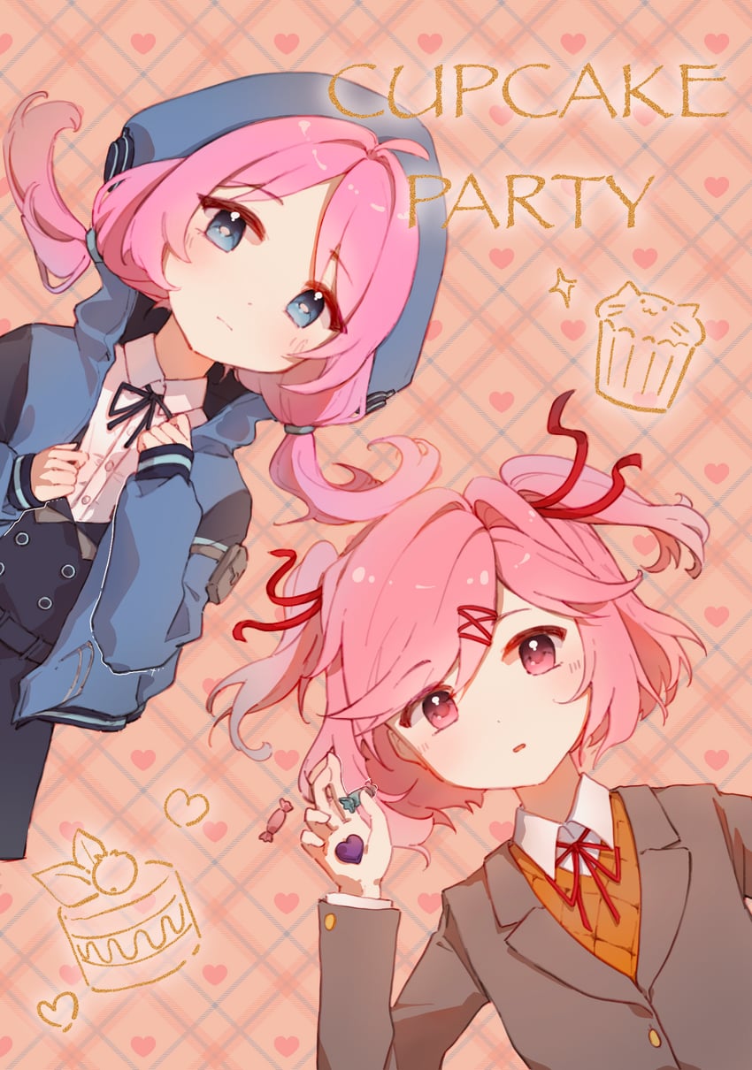 blue poison and natsuki (arknights and 1 more) drawn by shadiaoguguyugege