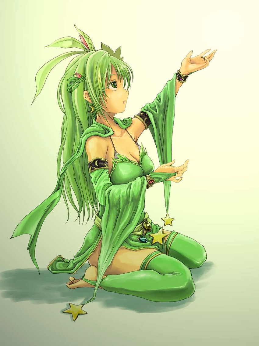 rydia (final fantasy and 1 more) drawn by katatuki