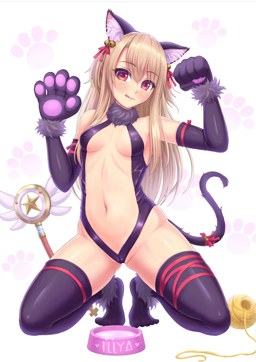 illyasviel von einzbern and magical ruby (fate and 1 more) drawn by itsuki_kunihiro