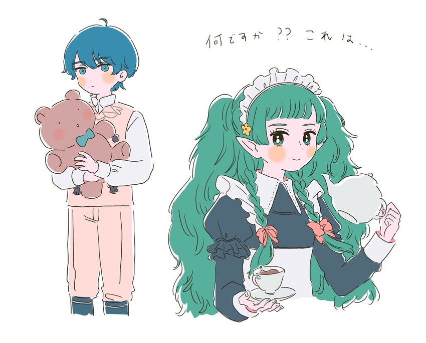 male byleth and sothis (fire emblem and 1 more) drawn by usus_0