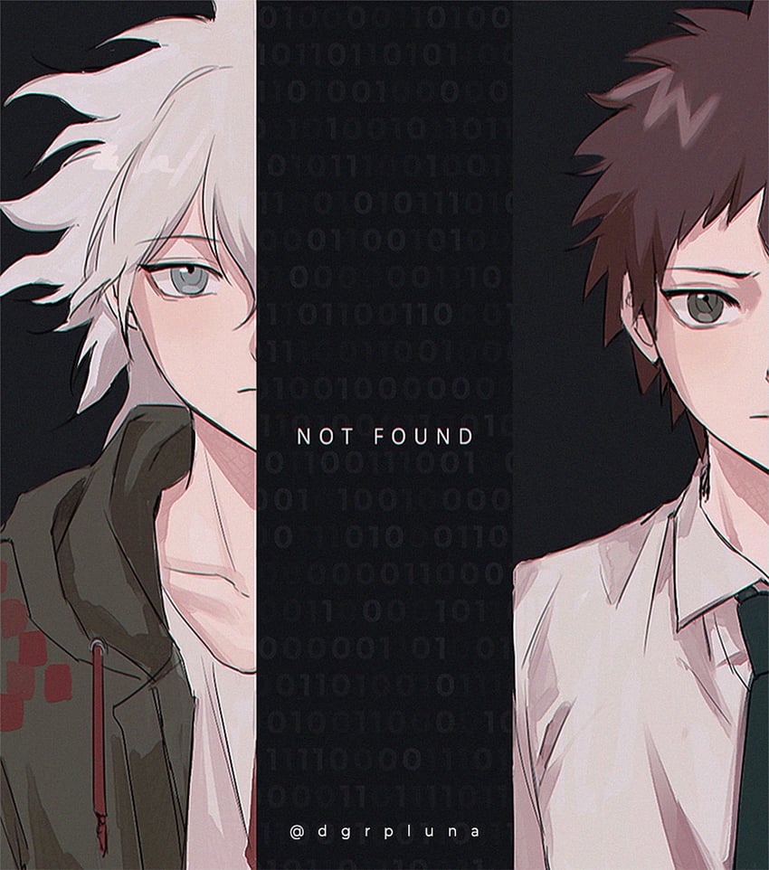 komaeda nagito and hinata hajime (danganronpa and 1 more) drawn by boleum_(dgrpluna)