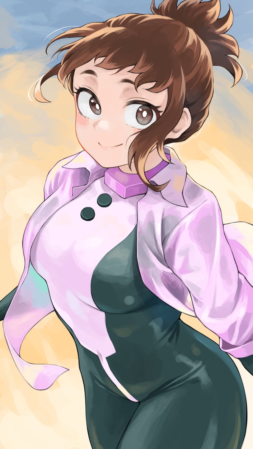 uraraka ochaco (boku no hero academia) drawn by fengling_(furin-jp)