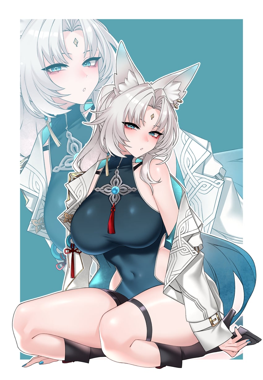 feixiao (honkai and 1 more) drawn by dogs_(dlrkdejr26)