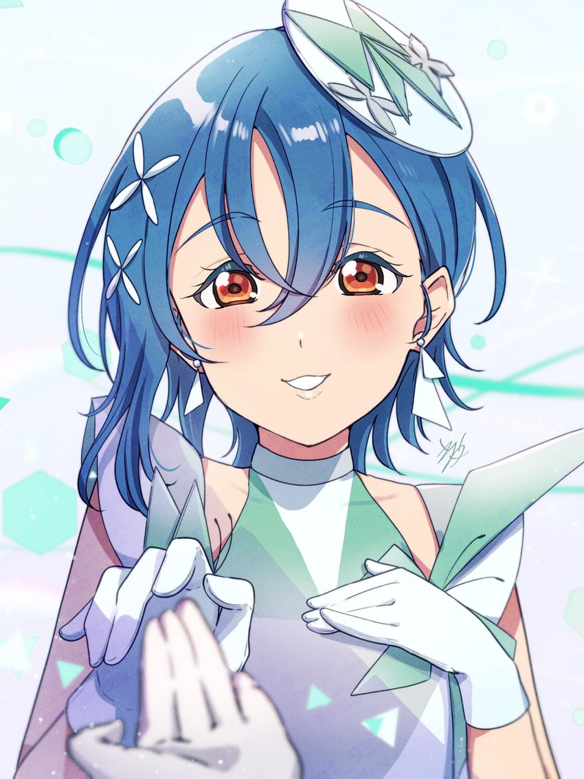 wakana shiki and yoneme mei (love live! and 1 more) drawn by kyaku_tasu