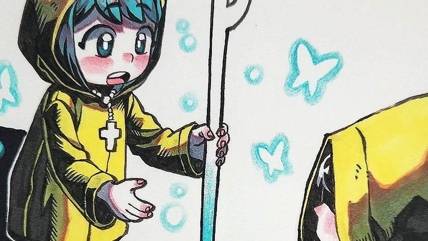 luce and six (jubilee 2025 and 1 more) drawn by black_giraffe