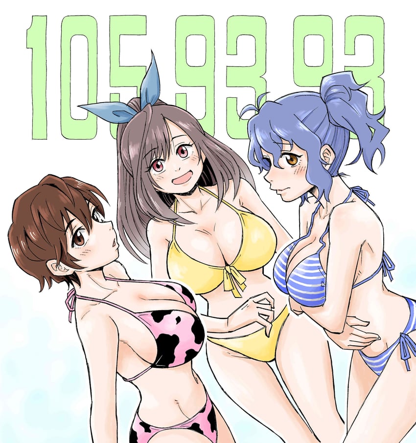 tsukioka kogane, oikawa shizuku, and toyokawa fuka (idolmaster and 5 more) drawn by dorasol_(y6ikpv4ooq58127)
