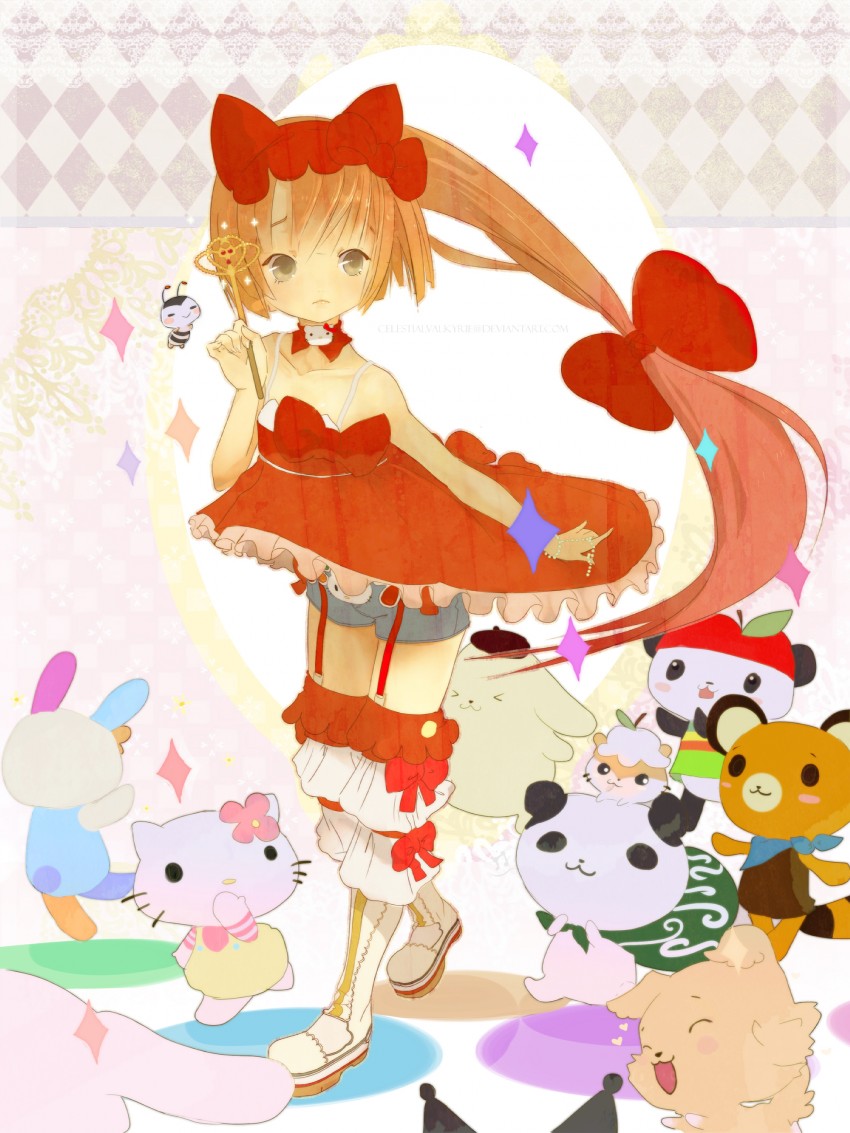 cinnamoroll, hello kitty, kuromi, pompompurin, nekomura iroha, and 7 more (vocaloid and 6 more)