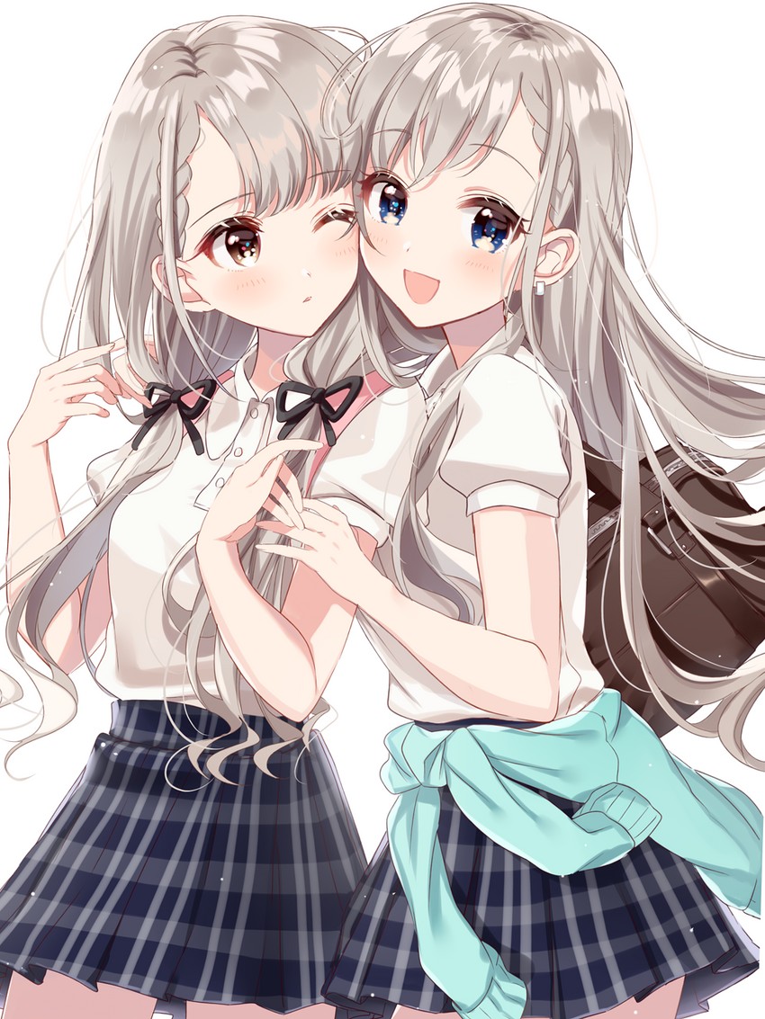 hisakawa hayate and hisakawa nagi (idolmaster and 1 more) drawn by misumi_(macaroni)
