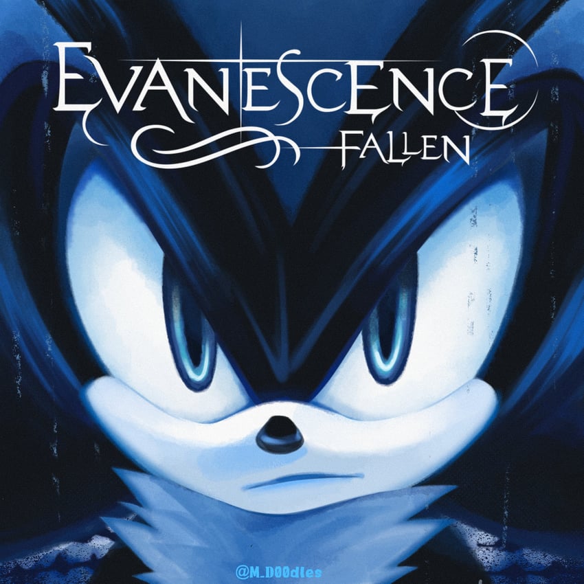 shadow the hedgehog (sonic and 2 more) drawn by m_d00dles