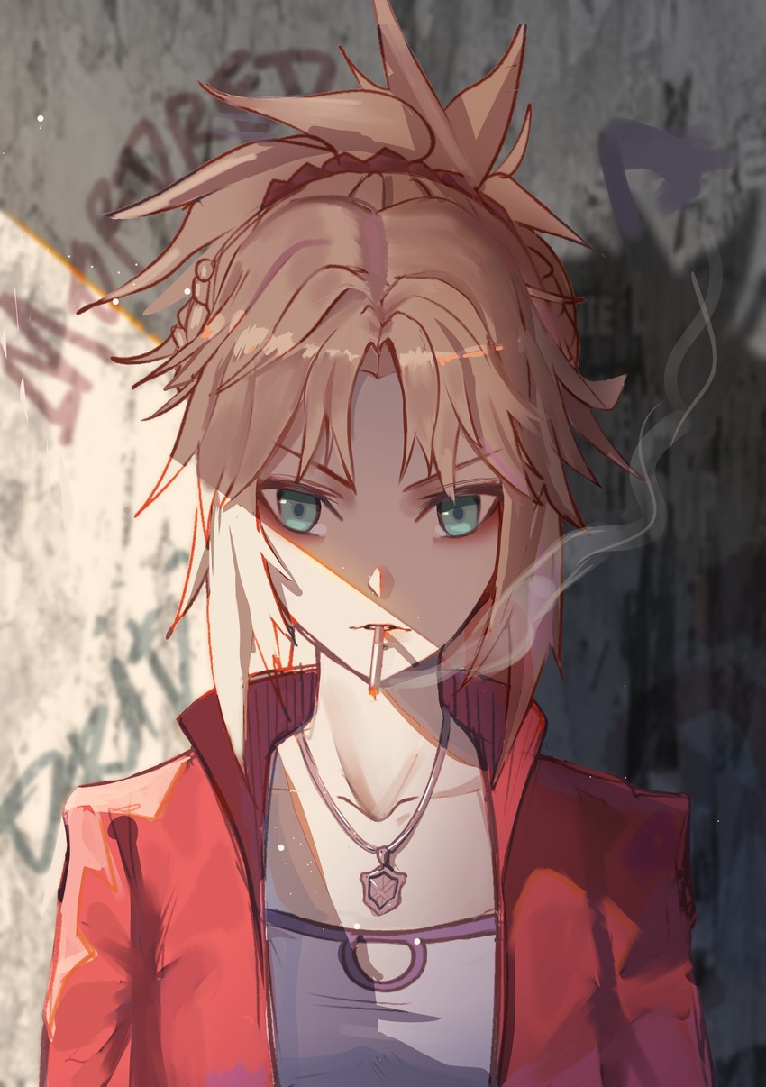 mordred (fate and 2 more) drawn by drid