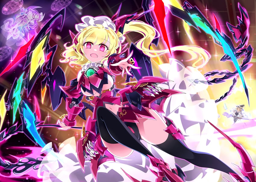kirisame marisa, flandre scarlet, and patchouli knowledge (touhou) drawn by raptor7