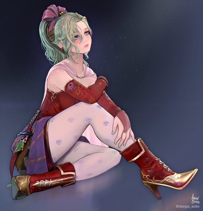 terra branford (final fantasy and 2 more) drawn by andre_borges