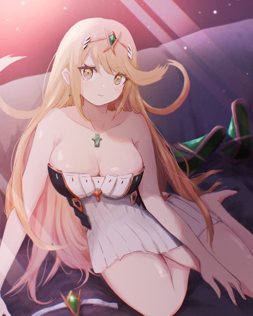 mythra (xenoblade chronicles and 1 more) drawn by takumi_(user_xmwf4727)
