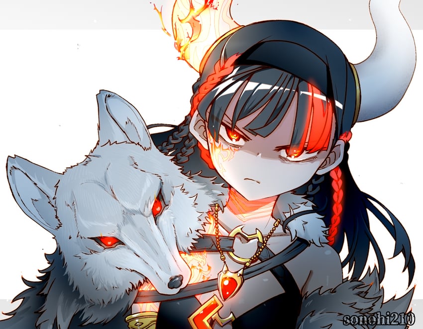 gunhild (mahou shoujo madoka magica and 1 more) drawn by sonohi210