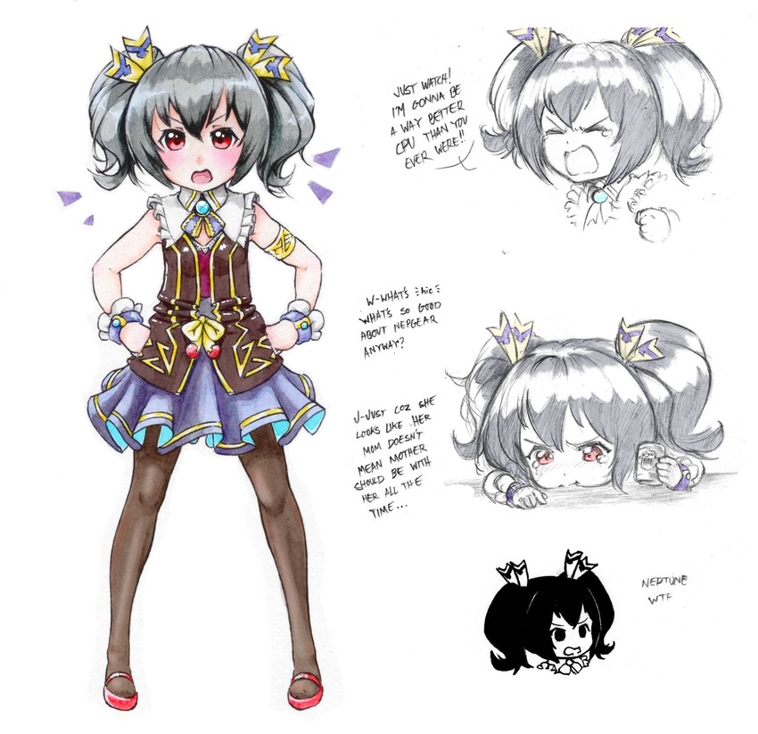 noire (neptune) drawn by isaki_tanaka