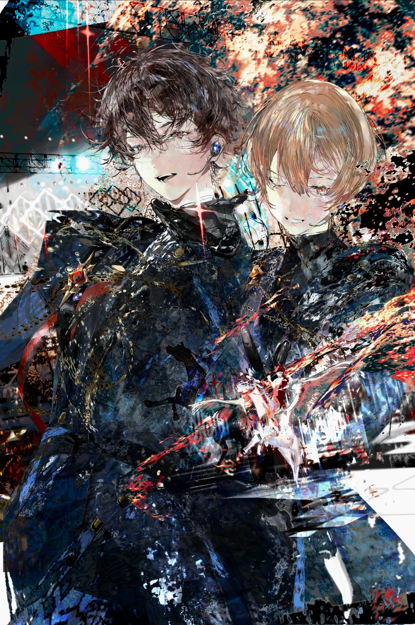 tenma tsukasa and morisawa chiaki (project sekai and 1 more) drawn by necessarytothink